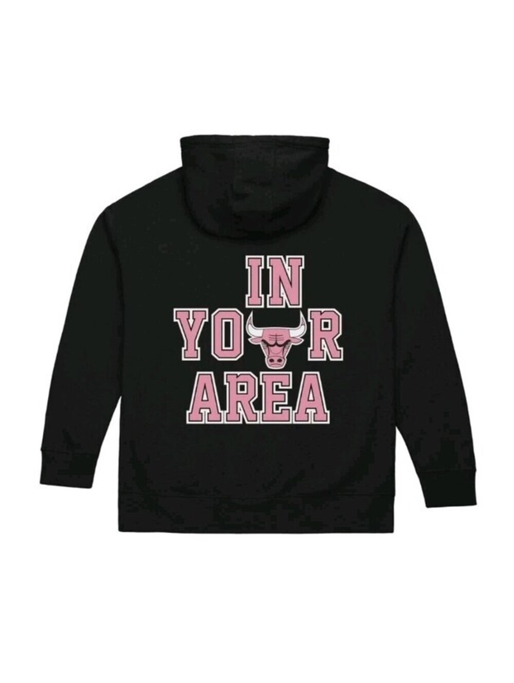 Mitchell & Ness x BLACKPINK Men's Chicago Bulls Black Pullover Hoodie XL